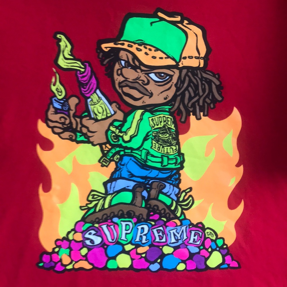Supreme SS19 “Molotov Kid” sz M t shirt - Picture 2 of 6
